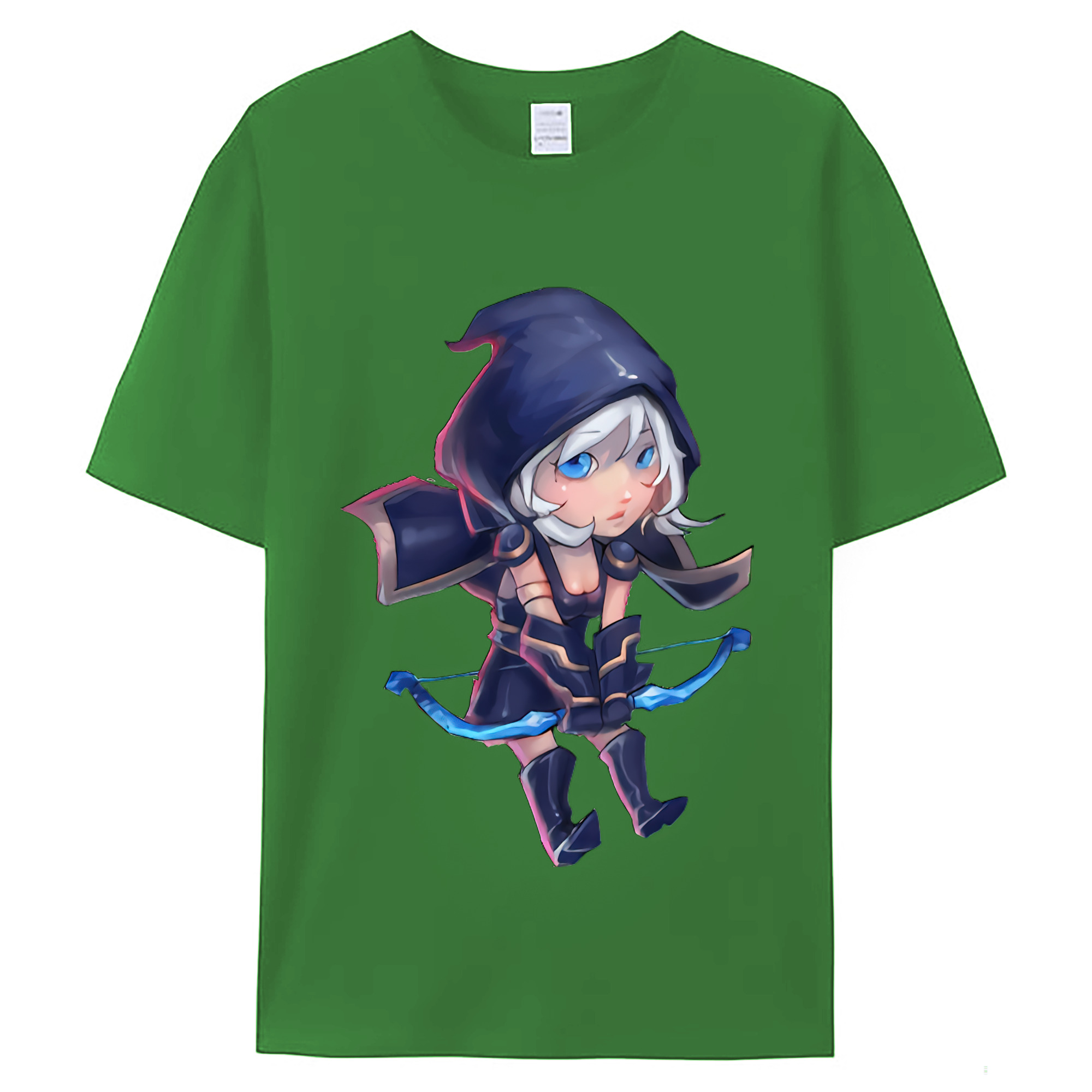 （画像用） リーグ・オブ・レジェンド League of Legends LOL レディースカジュアルプリントTシャツ（綿100％）